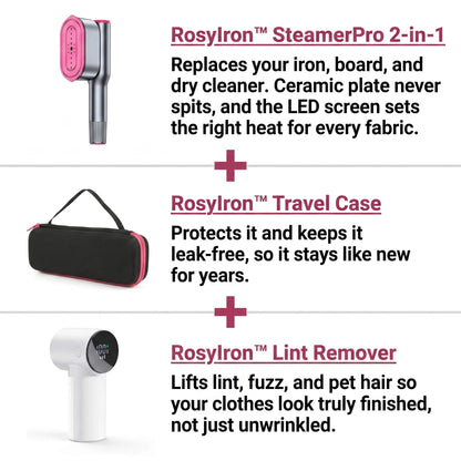 Form and Finish™ SteamerPro 2-in-1 Steamer & Iron