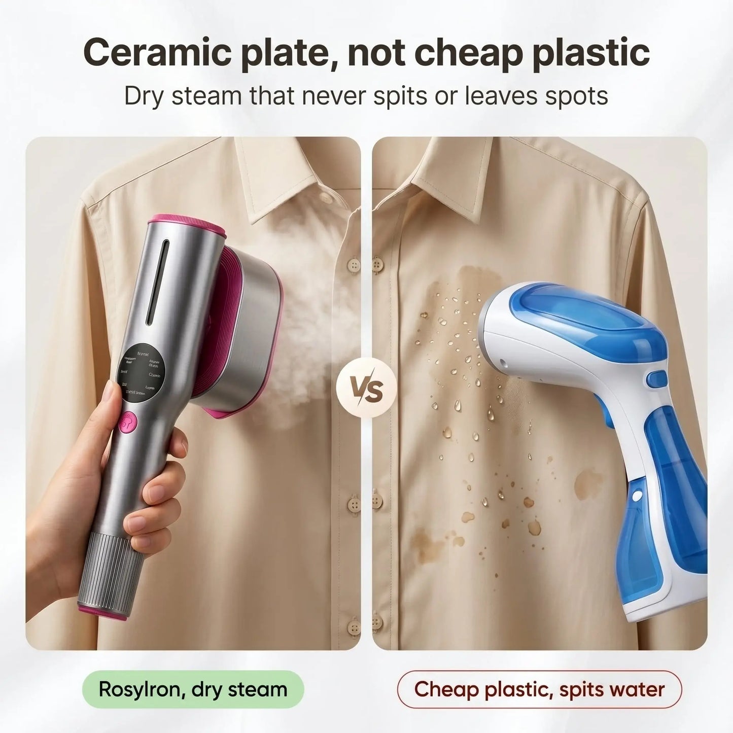 Form and Finish™ SteamerPro 2-in-1 Steamer & Iron
