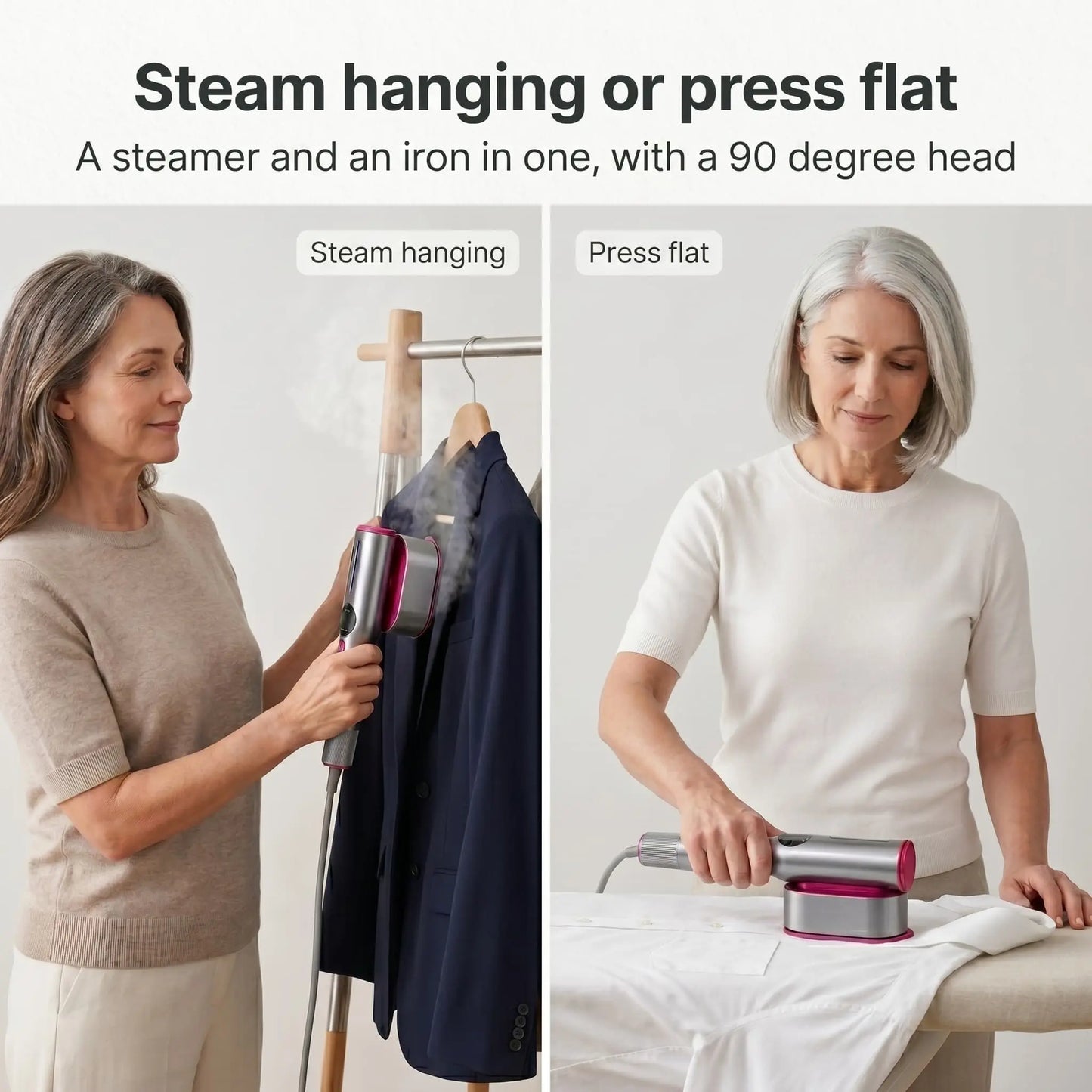 Form and Finish™ SteamerPro 2-in-1 Steamer & Iron